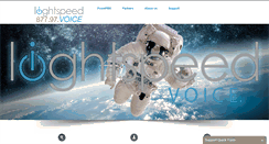 Desktop Screenshot of lightspeedvoice.com